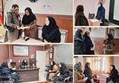 تحویل کارنامه نیم سال اول به اولیا با حضور دبیران و مشاوران